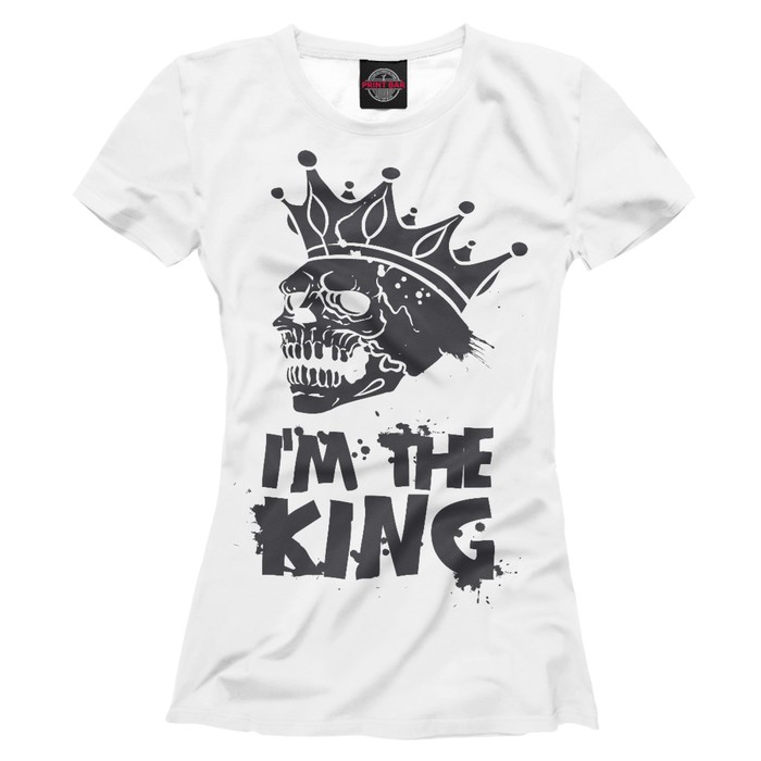 Футболка женская "Я король!", размер XL SKU-768095