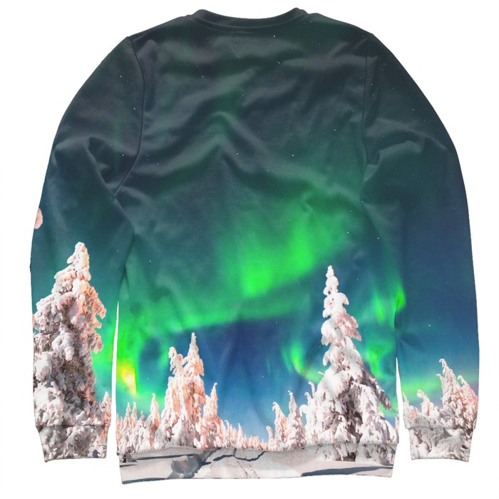 Свитшот женский "Северное сияние", размер S PEY-843960