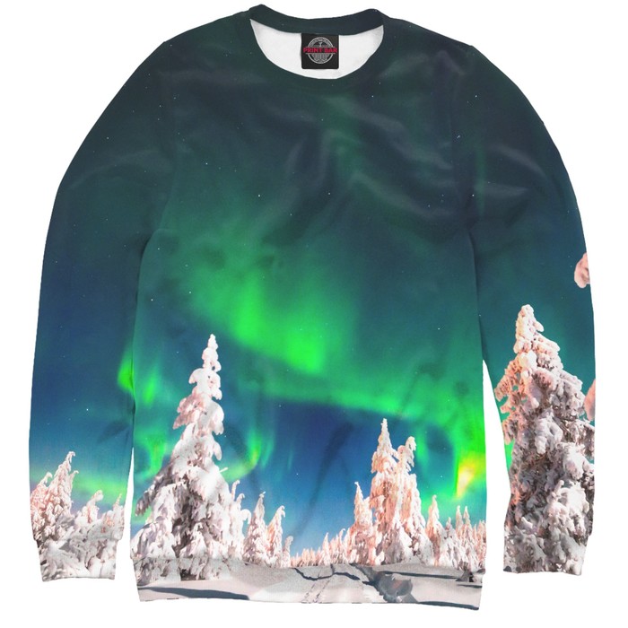 Свитшот женский "Северное сияние", размер XXL PEY-843960
