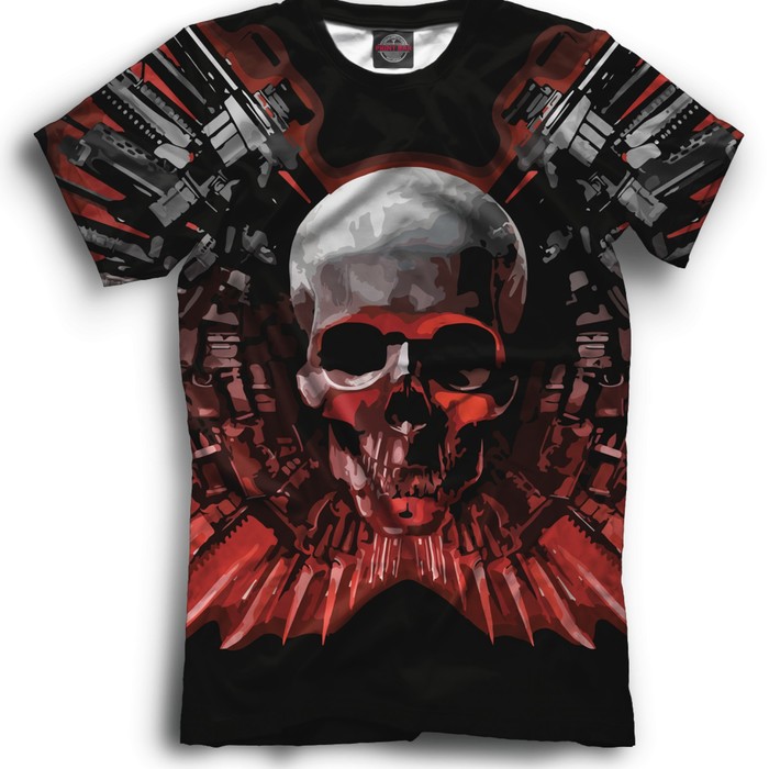 Футболка мужская Skull, размер XXL SKU-587516