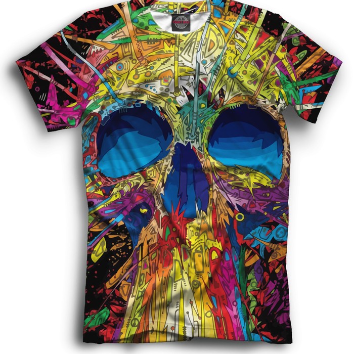 Футболка мужская Skull, размер XXL SKU-847208