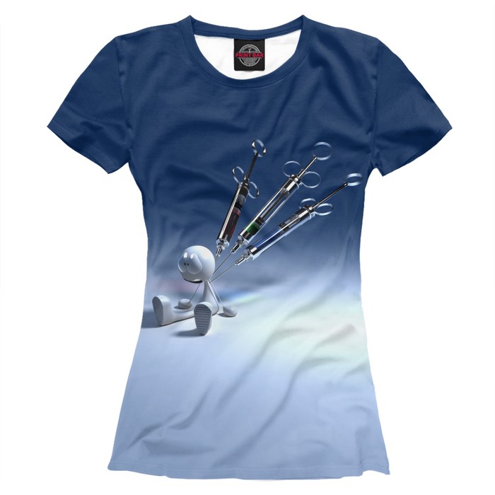 Футболка женская "Врачи", размер XS VRC-670120