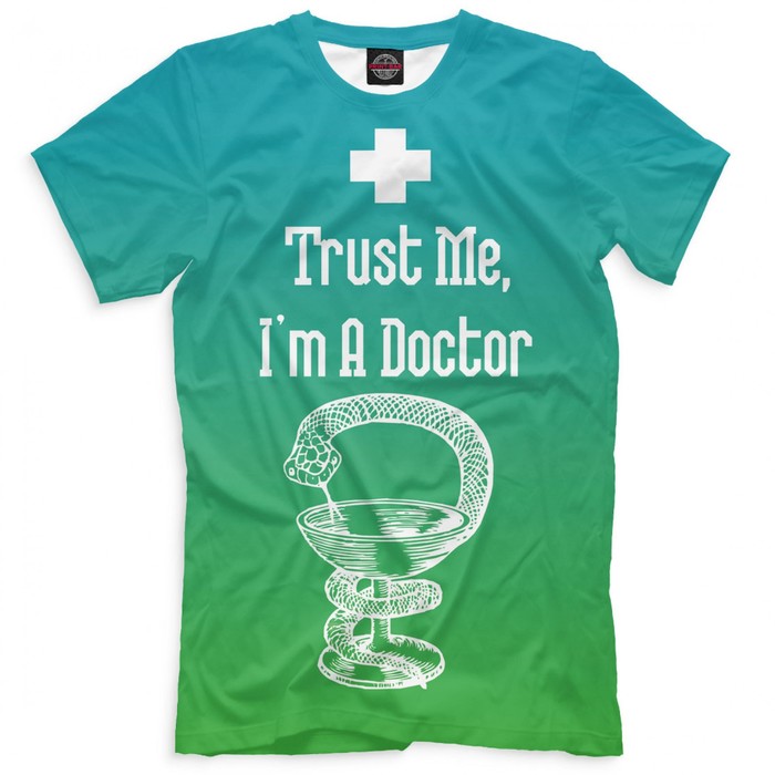 Футболка мужская "Верь мне", размер S VRC-692007