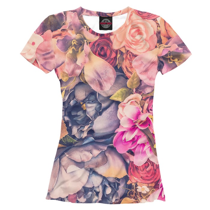 Футболка женская Vintage Flower, размер XL CVE-332598