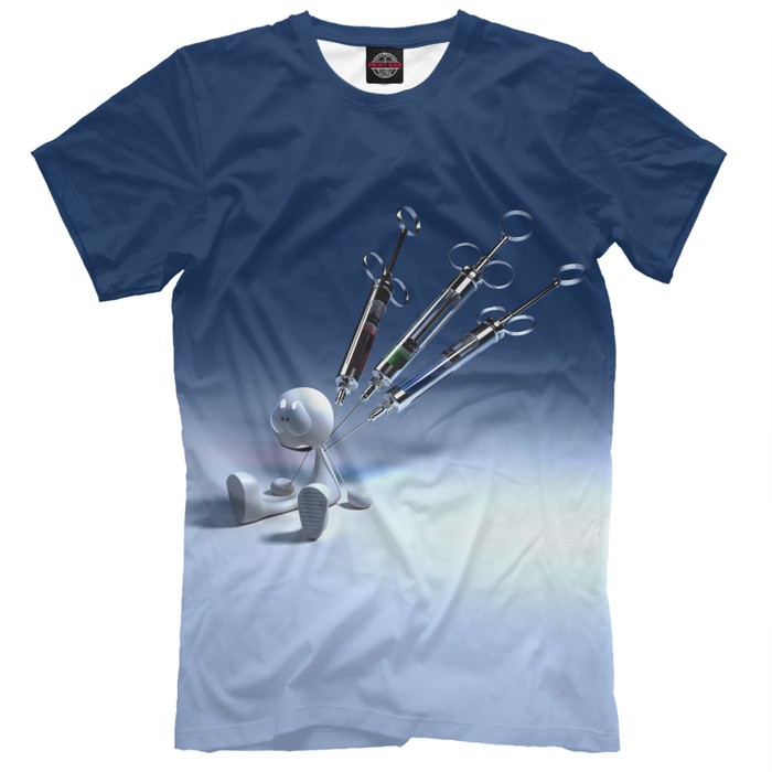 Футболка мужская "Врачи", размер S VRC-670120