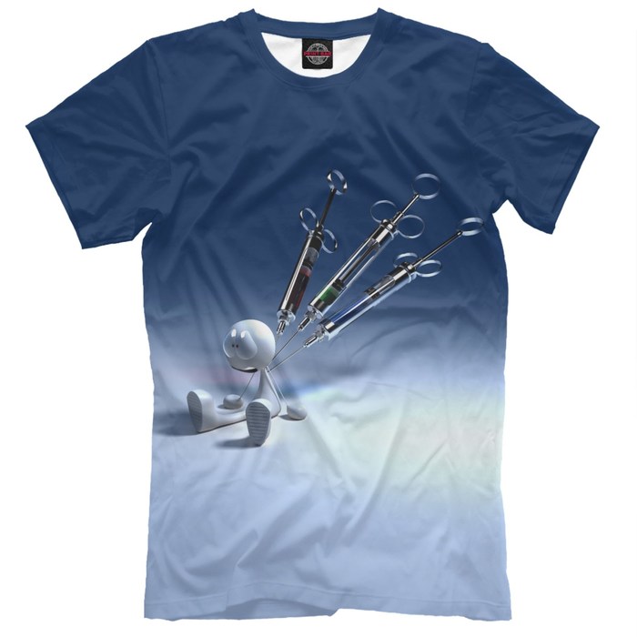 Футболка мужская "Врачи", размер 4XL VRC-670120