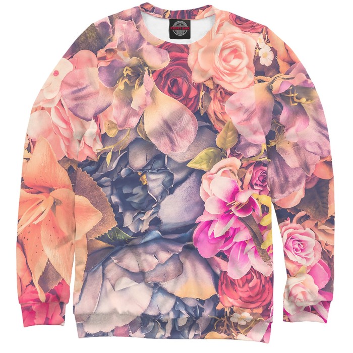 Свитшот мужской Vintage Flower, размер S CVE-332598