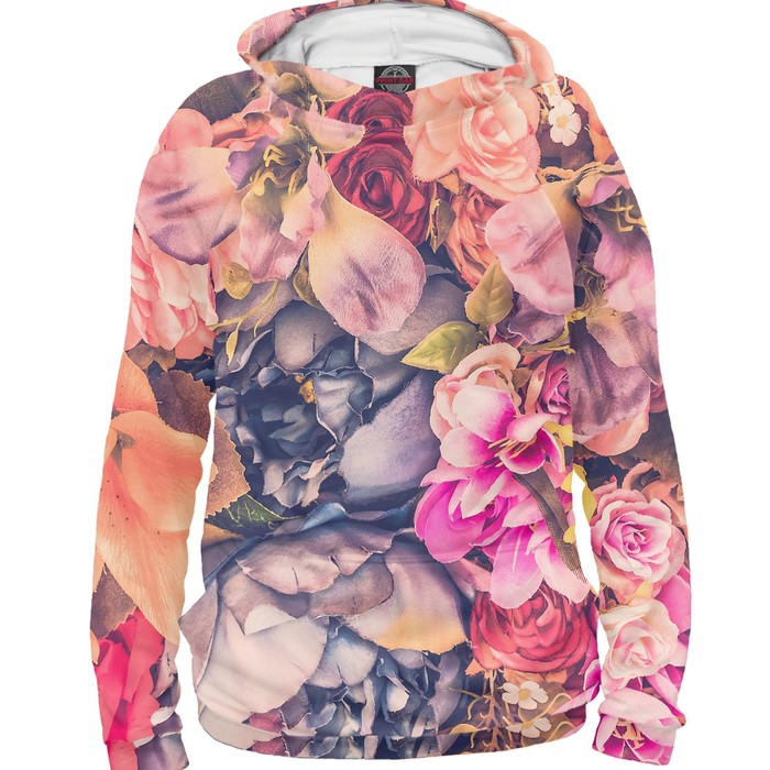 Худи женское Vintage Flower, размер XS CVE-332598