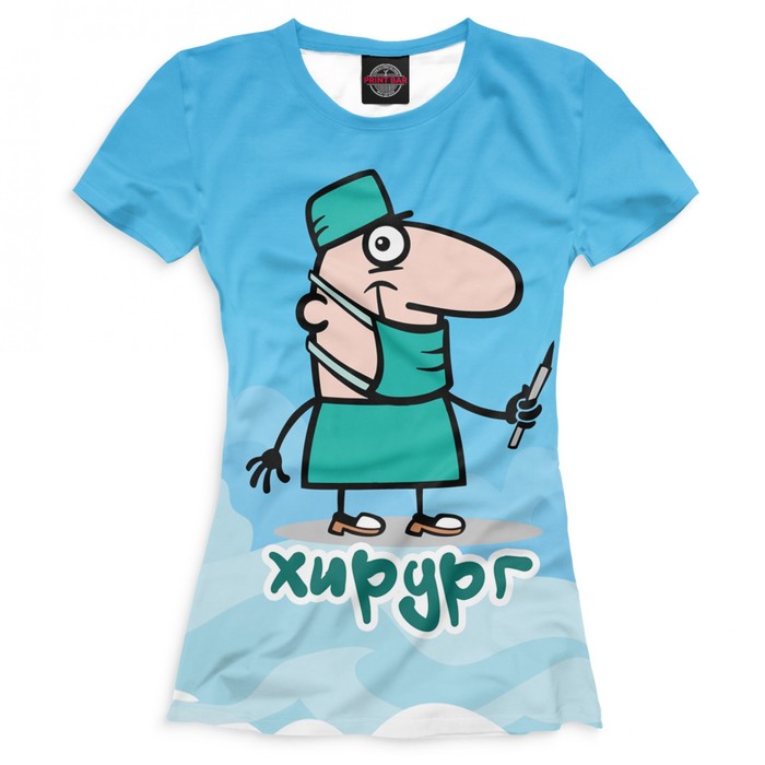 Футболка женская "Хирург", размер L VRC-249544