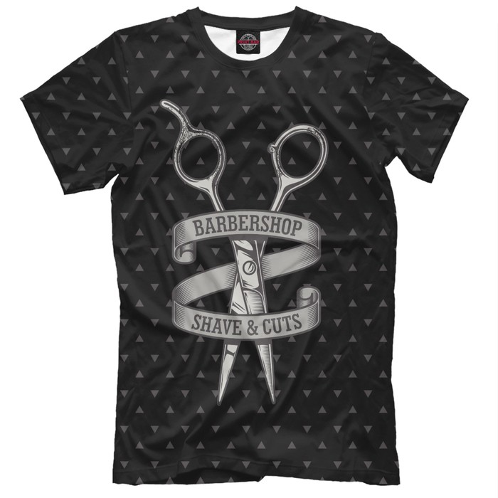 Футболка мужская Barbershop, размер 4XL VSG-355043