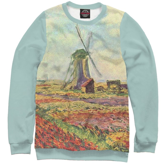 Свитшот женский "Клод Моне. Ветряная мельница", размер XS GHI-876441