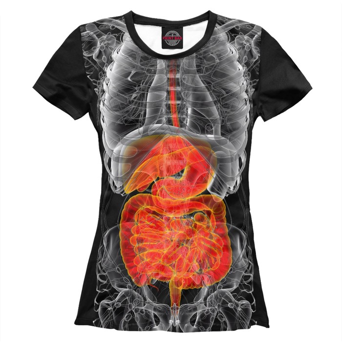 Футболка женская "Рентген", размер 5XL VRC-691186