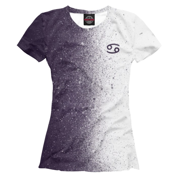 Футболка женская "Рак", размер 4XL RAK-668934