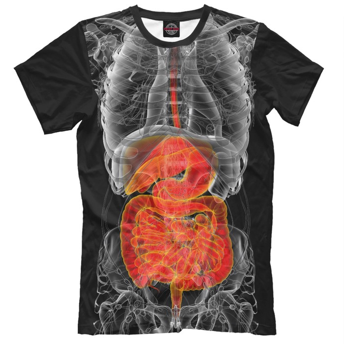 Футболка мужская "Рентген", размер XXXL VRC-691186