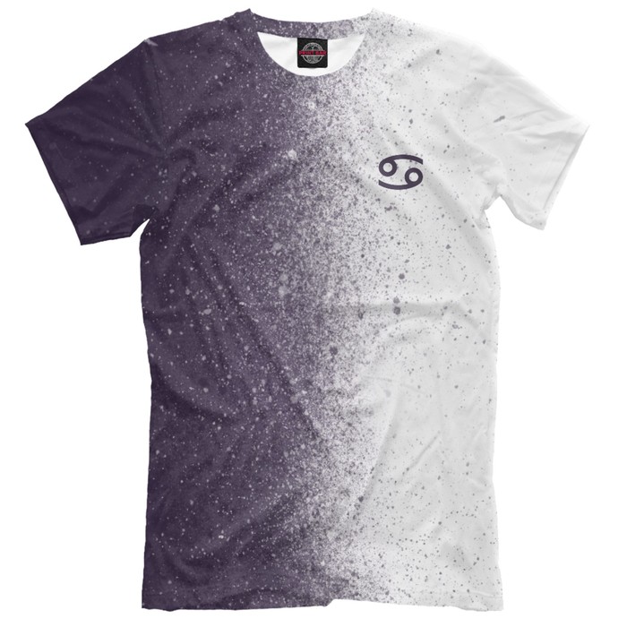 Футболка мужская "Рак", размер L RAK-668934