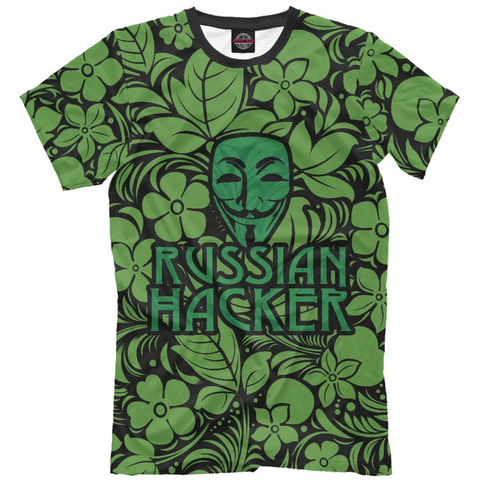 Футболка мужская "Русский хакер", размер 4XL ITT-842495