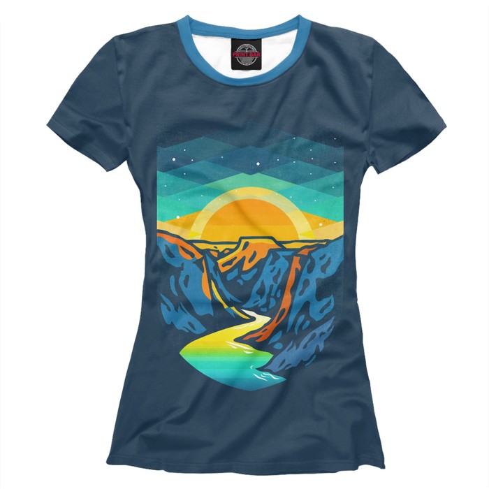 Футболка женская "Гранд Каньон", размер L PEY-492980