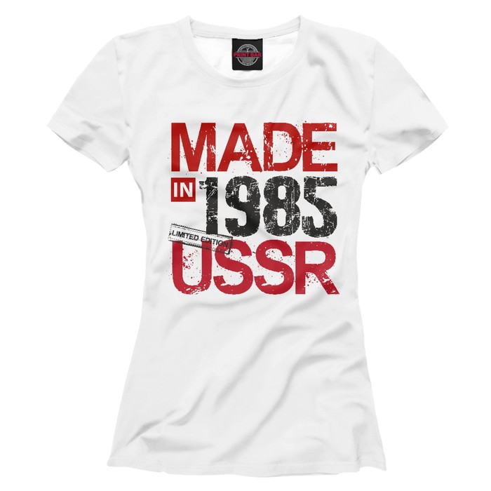 Футболка женская "1985 год рождения", размер M DVP-589294