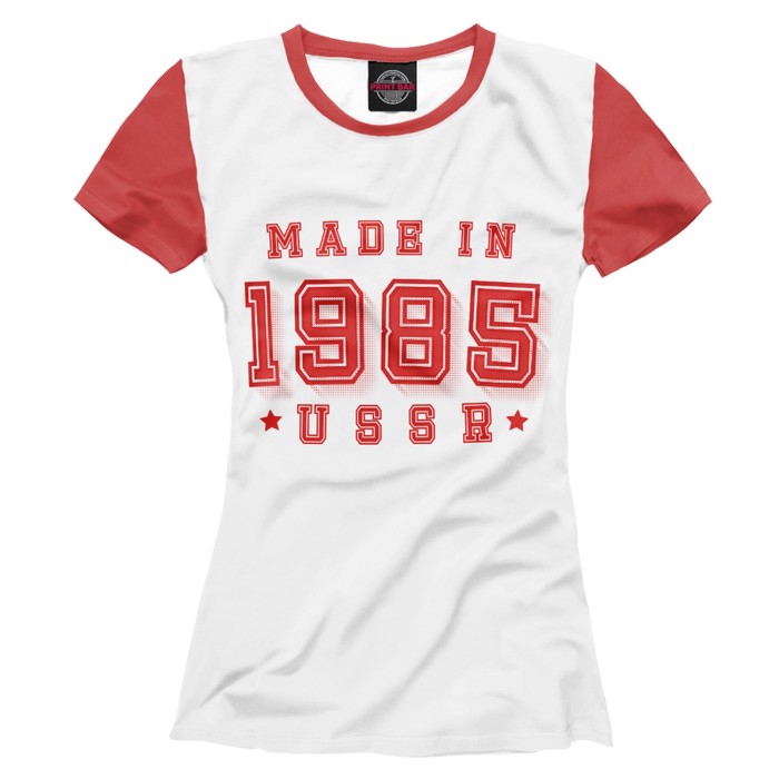 Футболка женская Made in USSR, размер M DVP-711806