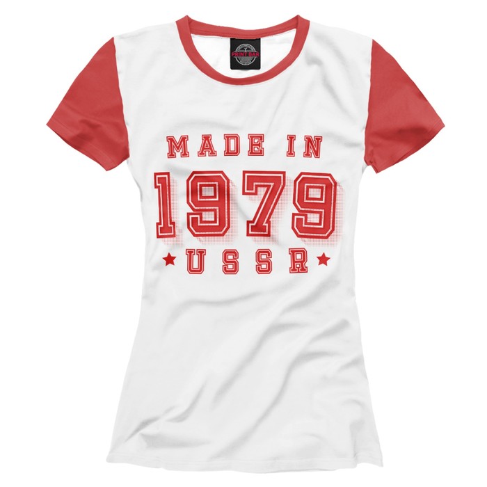 Футболка женская Made in USSR, размер S DSD-633348