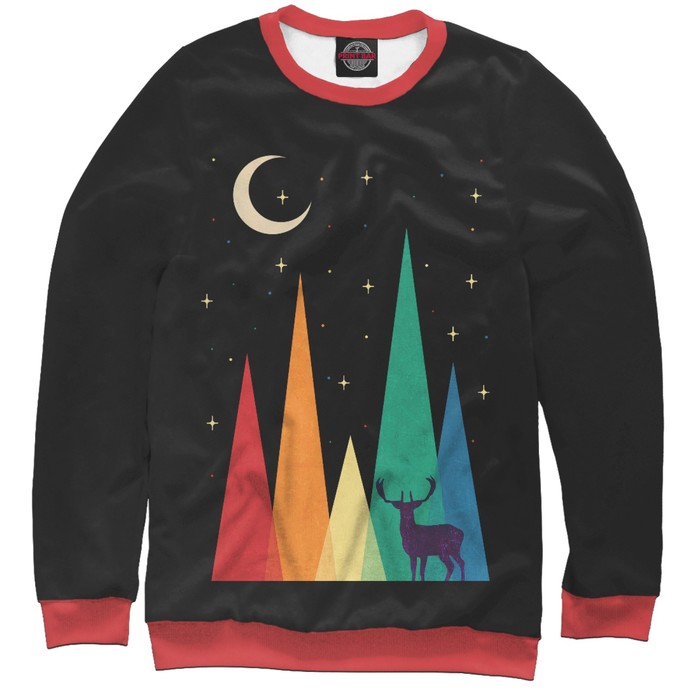 Свитшот мужской "Винтажная ночь", размер XXL PEY-851517