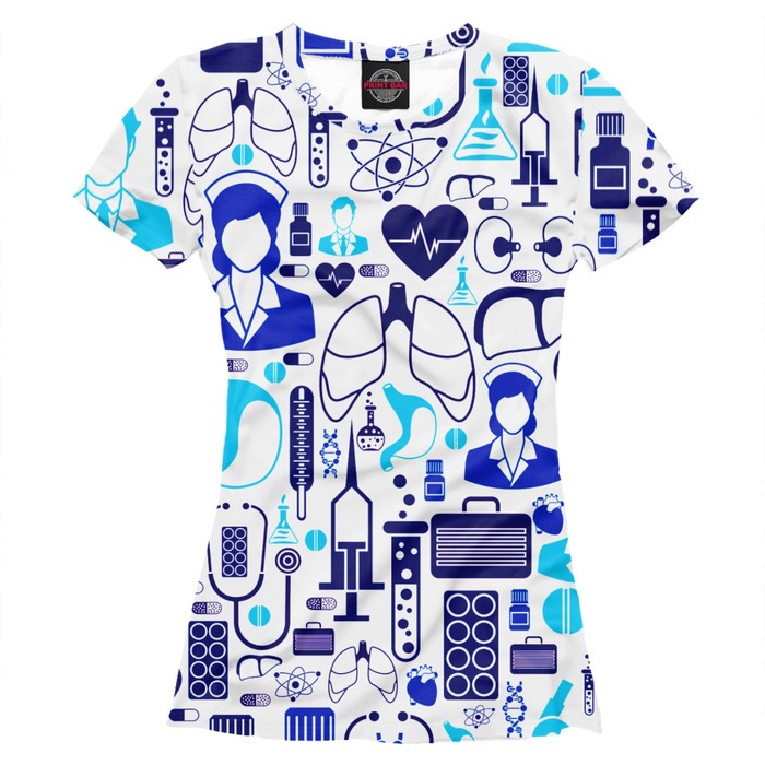 Футболка женская "Медицина", размер XL VRC-838089