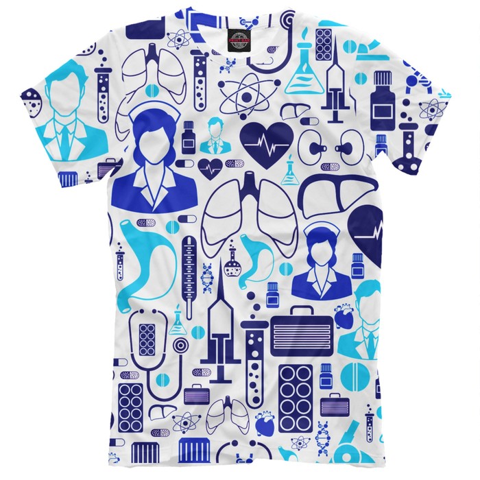 Футболка мужская "Медицина", размер M VRC-838089