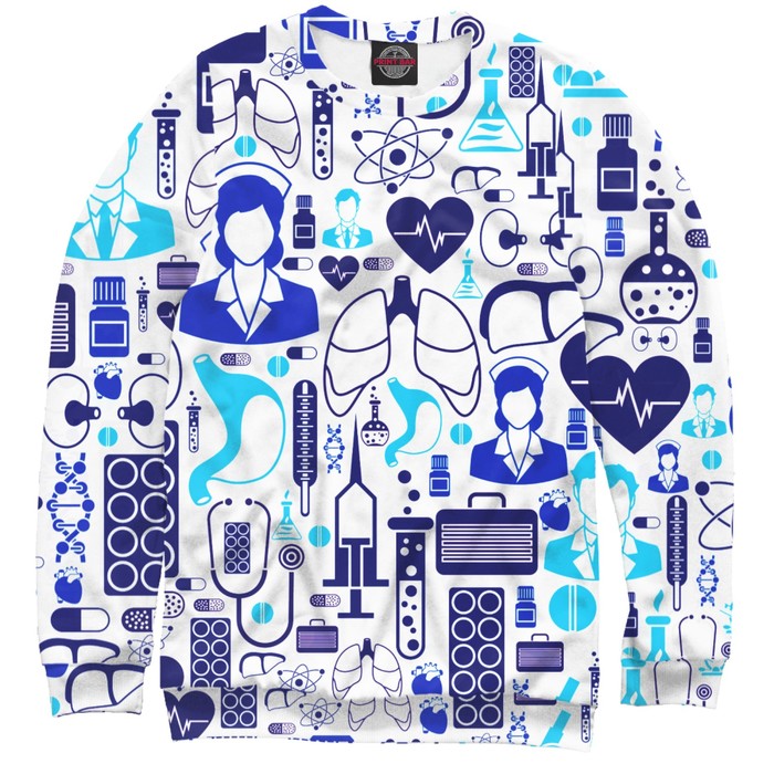 Свитшот мужской "Медицина", размер 4XL VRC-838089