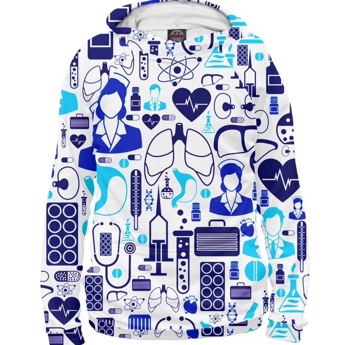 Худи мужское "Медицина", размер XS VRC-838089