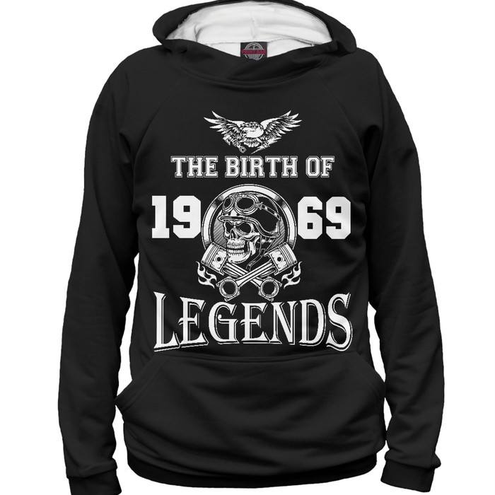 Худи мужское "Рождение легенды - 1969", размер XXL DHE-641567