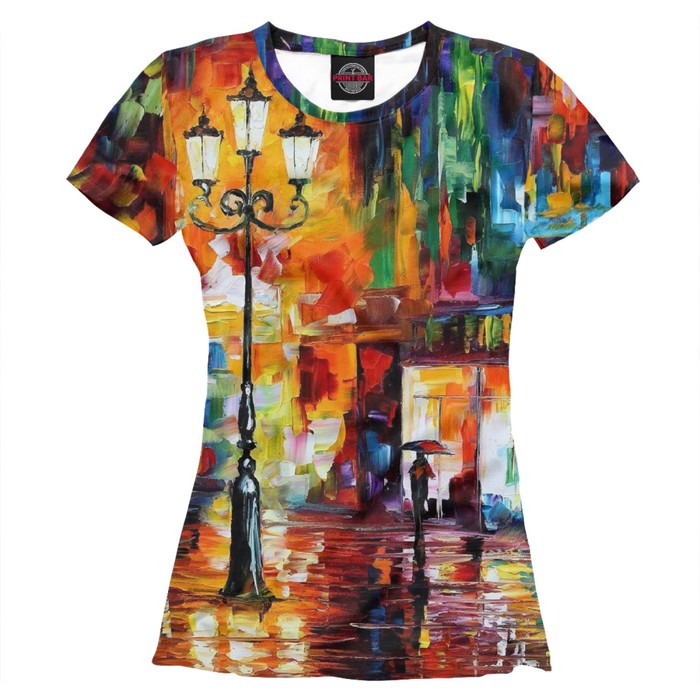 Футболка женская "Фонарь", размер XL GHI-403437