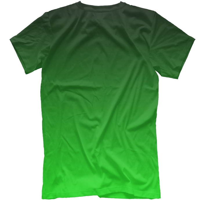 Футболка мужская "Градиент Зеленый в Черный", размер XXL CLR-327769