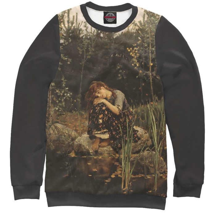 Свитшот мужской "Васнецов В.М. Аленушка", размер S GHI-887372