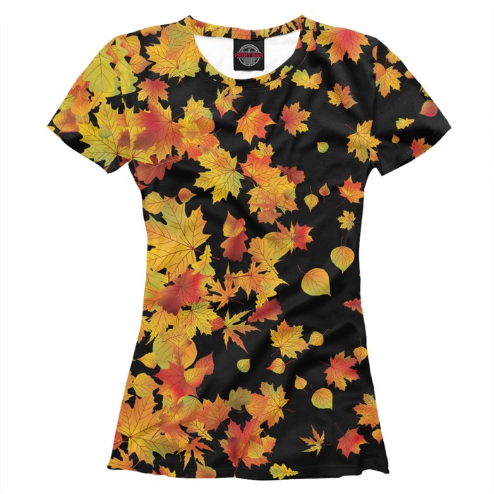 Футболка женская "Осень", размер M GLD-939915