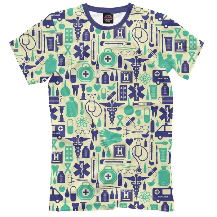 Футболка мужская "Врач", размер XS VRC-770519