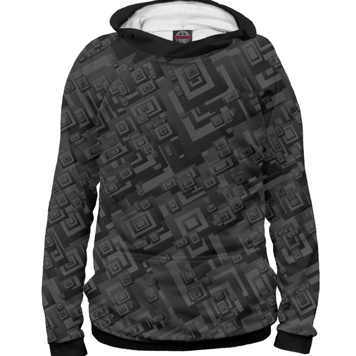 Худи женское Black Texture, размер 4XL ABS-348073