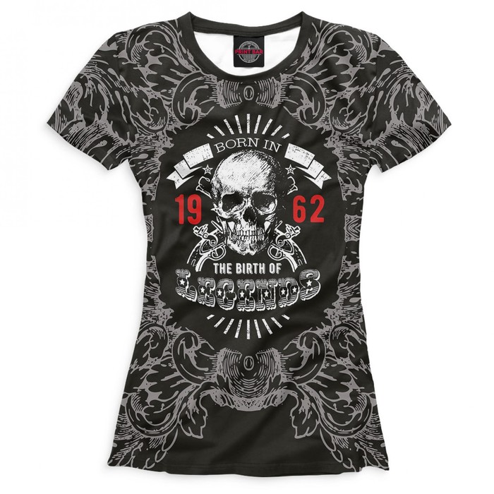 Футболка женская "Рождение легенд — 1962", размер 5XL DHD-544370