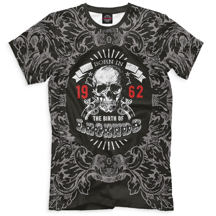Футболка мужская "Рождение легенд — 1962", размер 4XL DHD-544370