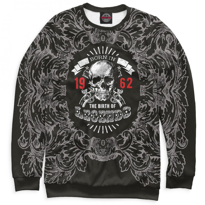 Свитшот мужской "Рождение легенд — 1962", размер L DHD-544370