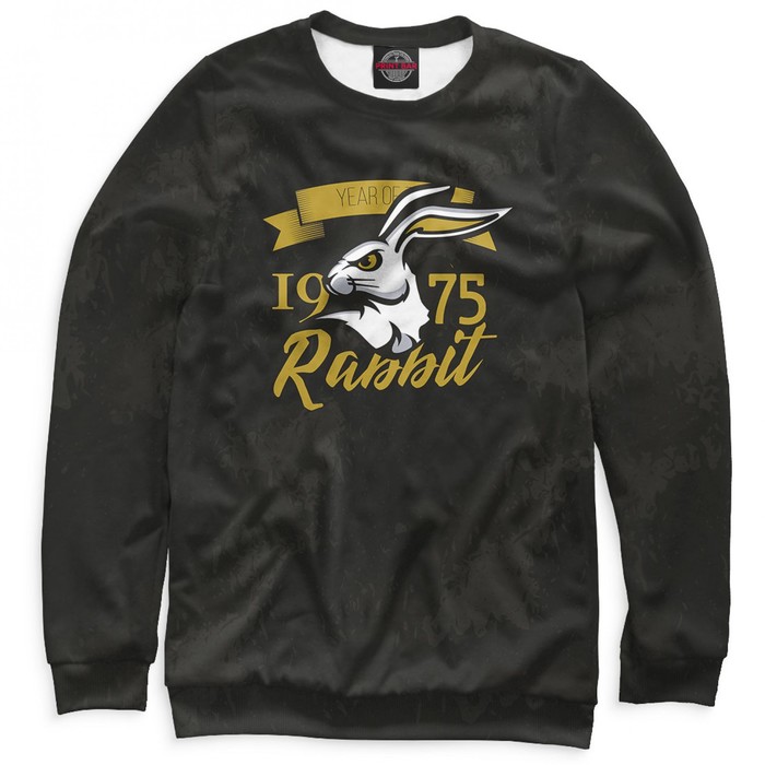 Свитшот мужской "Год кролика — 1975", размер XL DSP-621419