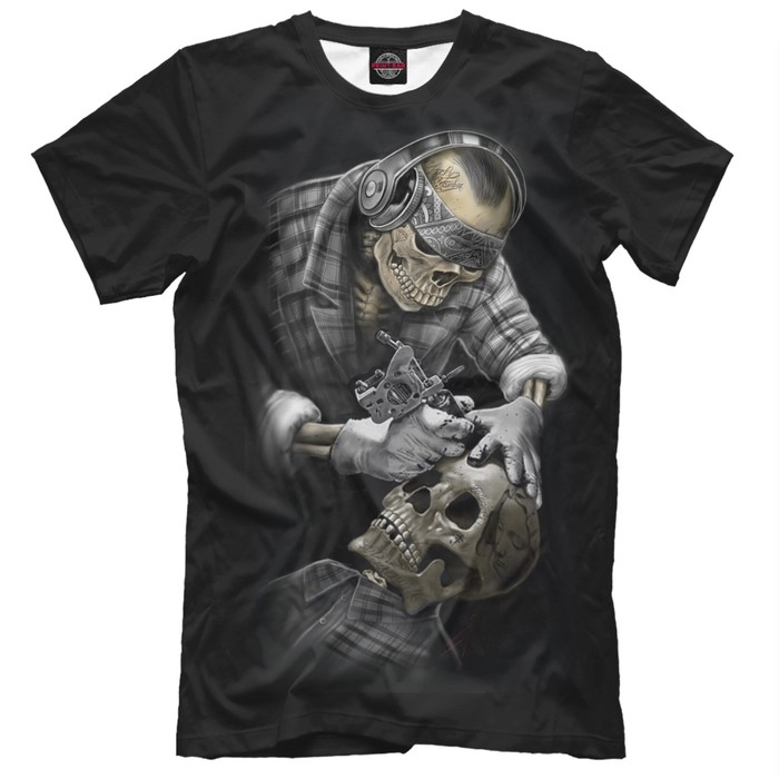 Футболка мужская "Татуировщик", размер 5XL TAT-869671