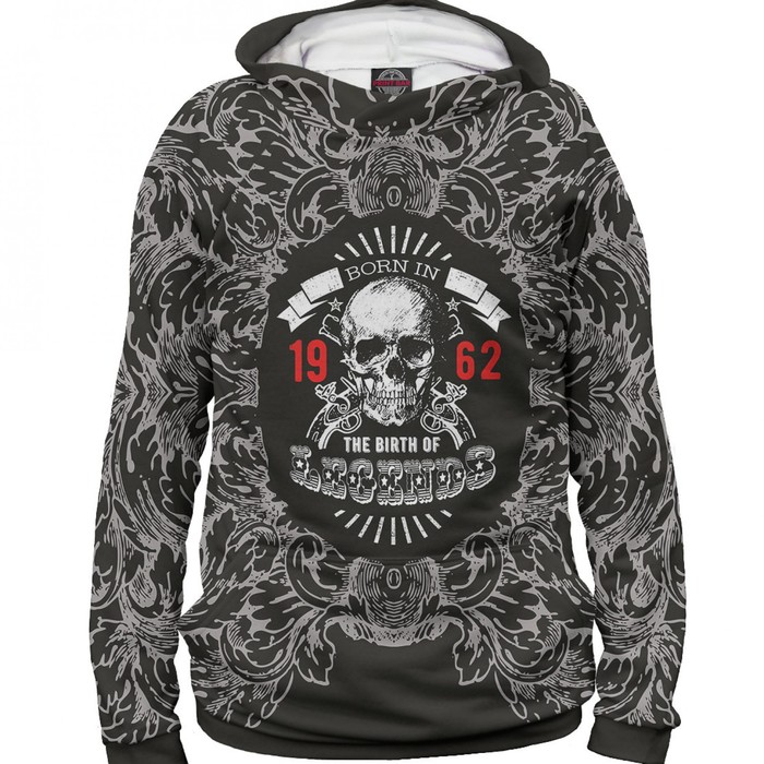 Худи мужское "Рождение легенд — 1962", размер 5XL DHD-544370