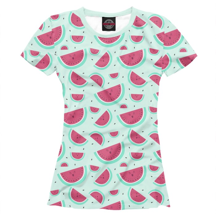 Футболка женская "Арбузы", размер 4XL EDA-303998