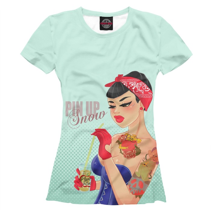 Футболка женская "Белоснежка", размер M POP-619174
