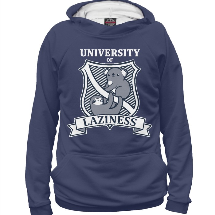 Худи мужское "Университет лени", размер 4XL NDP-818484