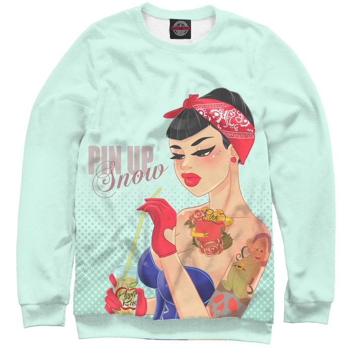 Свитшот мужской "Белоснежка", размер XS POP-619174