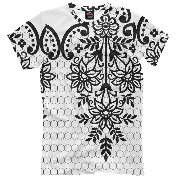 Футболка мужская "Кружева", размер 5XL ABS-323276