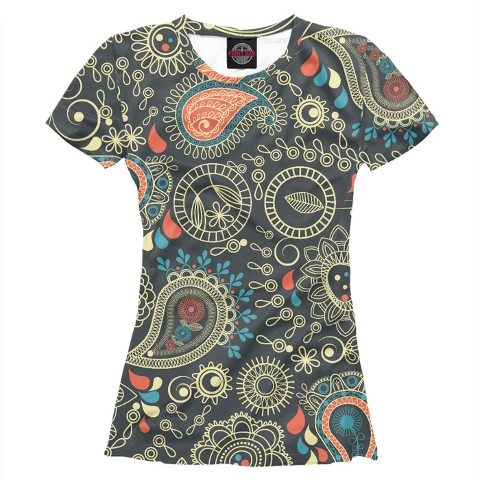 Футболка женская "Расписные огурцы", размер XXL ABS-500899