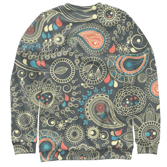 Свитшот мужской "Расписные огурцы", размер S ABS-500899