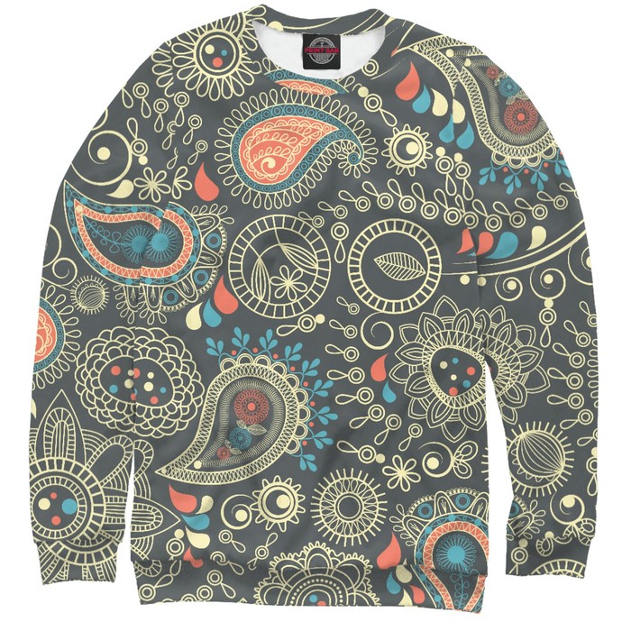 Свитшот мужской "Расписные огурцы", размер 4XL ABS-500899